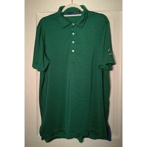 RLX Ralph Lauren Performance Golf Polo Shirt Men's L Green Harbor Town Golf(923)